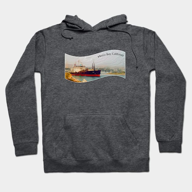 Foggy Morro Bay California Hoodie by 2HivelysArt